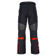 Pantalon moto Klim BAJA S4 Black / Fiery Red Jambes Courtes