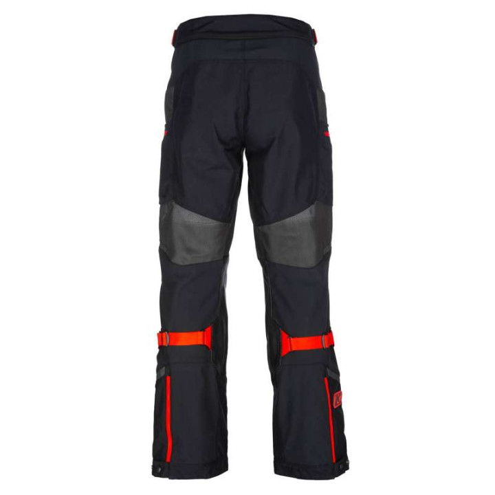 Pantalon moto Klim BAJA S4 Black / Fiery Red Jambes Courtes