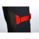 Pantalon moto Klim BAJA S4 Black / Fiery Red Jambes Courtes