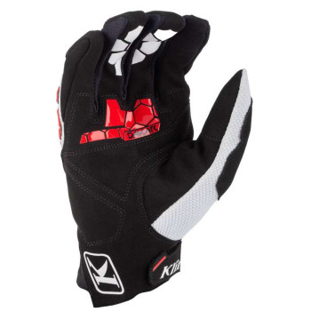 Gants Enduro Klim DAKAR WHITE BLACK