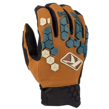 Gants Enduro Klim DAKAR GOLDEN BROWN PETROL
