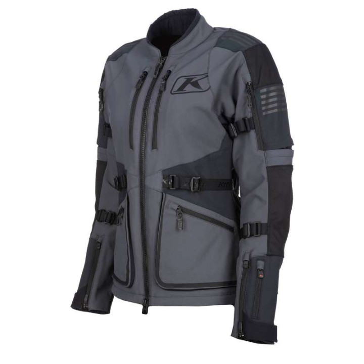 Women's Klim SEDONA motorcycle jacket Asphalt/Black