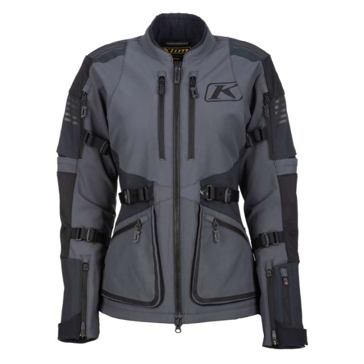 Women's Klim SEDONA motorcycle jacket Asphalt/Black