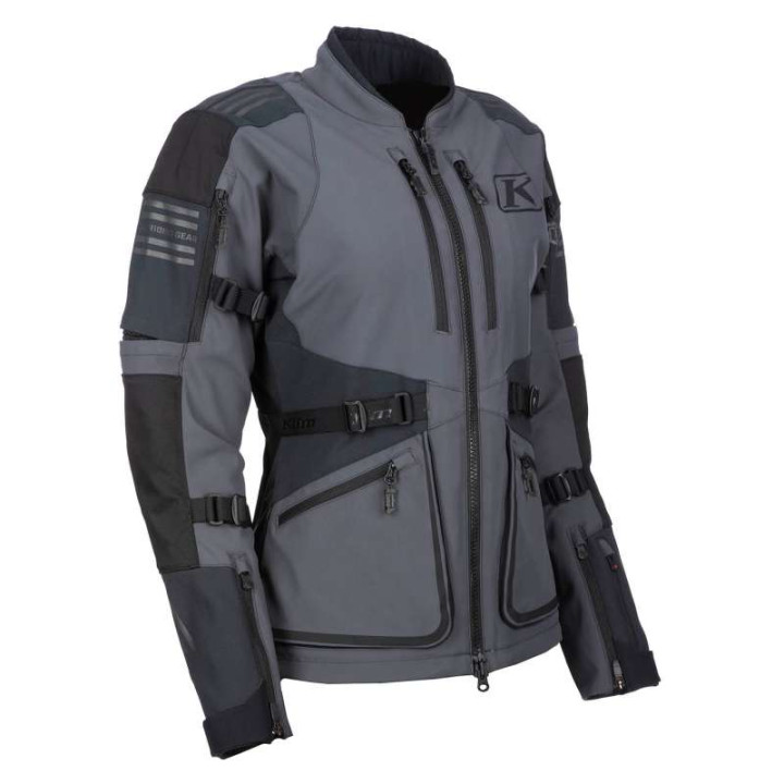 Women's Klim SEDONA motorcycle jacket Asphalt/Black
