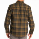 KLIM COTTONWOOD MIDWEIGHT FLANNEL Dark Olive / Black shirt KLIM COTTONWOOD MIDWEIGHT FLANNEL Dark Olive / Black shirt