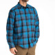 Chemise KLIM COTTONWOOD MIDWEIGHT FLANNEL Blue Fusion / Black