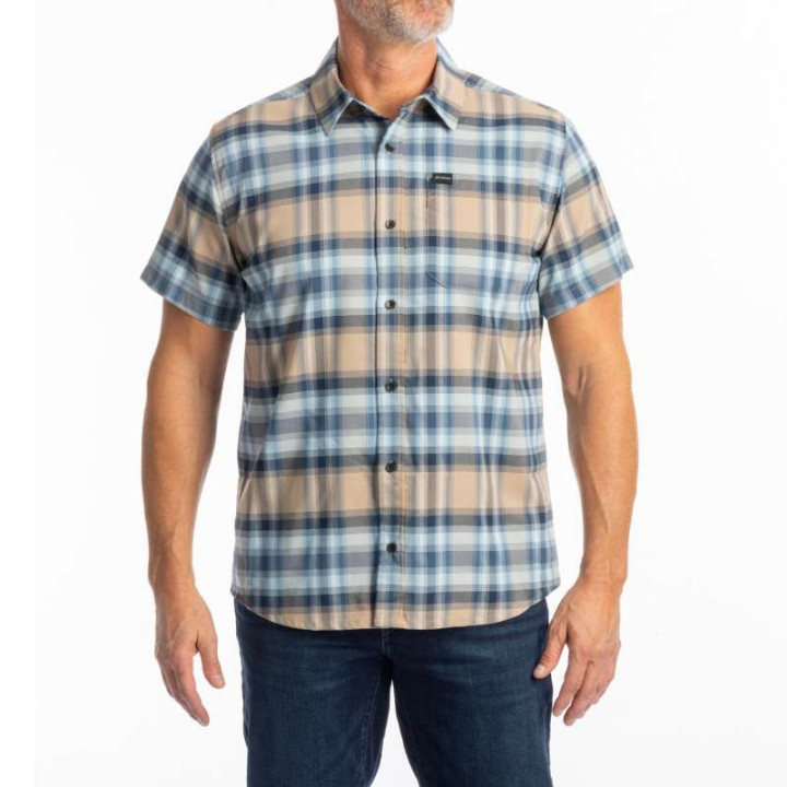 Chemise KLIM NERO STRETCH Montana Tan / Dress Blues