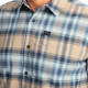 Chemise KLIM NERO STRETCH Montana Tan / Dress Blues