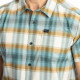 Chemise KLIM NERO STRETCH Mineral Blue / Golden Brown