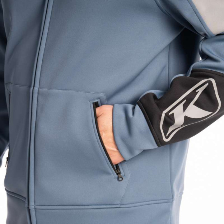 Gilet Klim STEALTH - Blue Fusion - Black