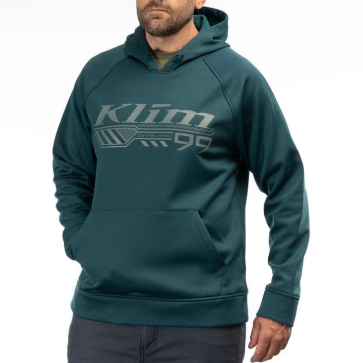Sweat KLIM FOUNDATION PULLOVER HOODIE Dark Sea / Monument