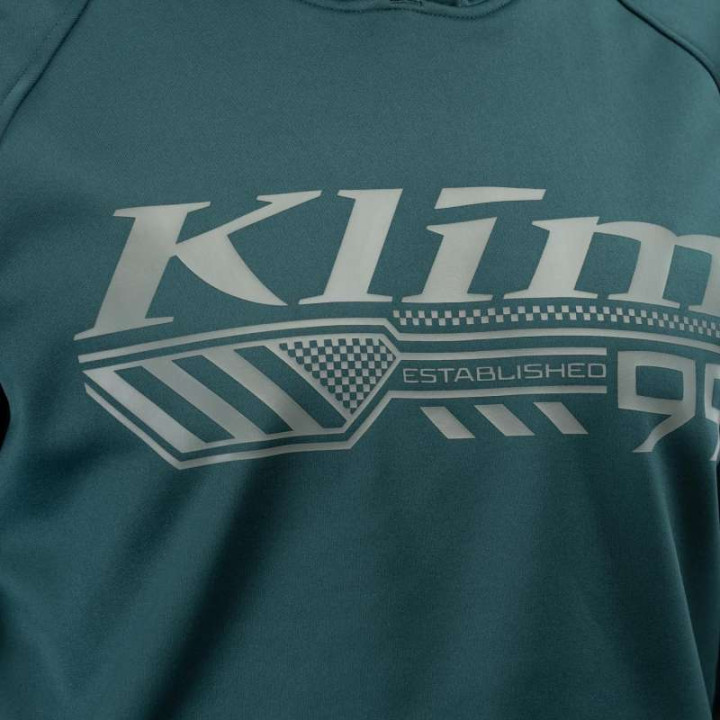 Sweat KLIM FOUNDATION PULLOVER HOODIE Dark Sea / Monument