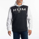 Sweat KLIM PETROL PULLOVER HOODIE Black / White Sweat KLIM PETROL PULLOVER HOODIE Black / White