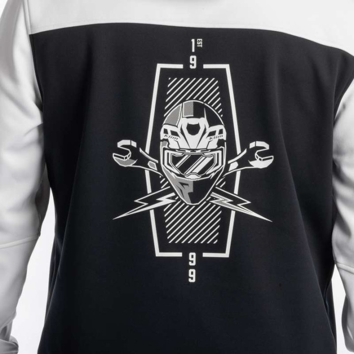 Sweat KLIM PETROL PULLOVER HOODIE Black / White Sweat KLIM PETROL PULLOVER HOODIE Black / White