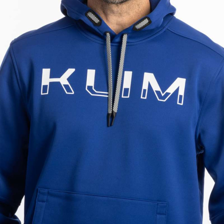 Sweat KLIM PETROL PULLOVER HOODIE Bellwether Blue / White