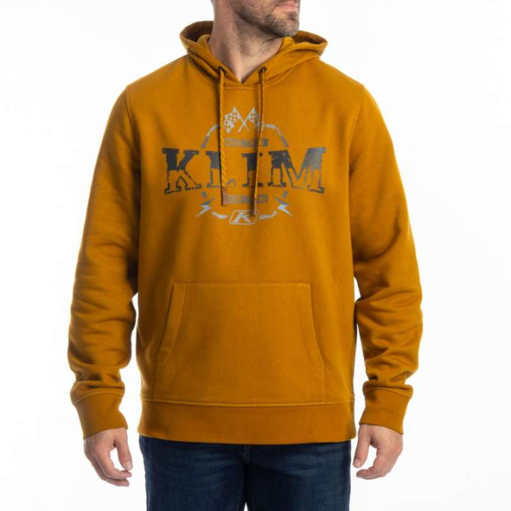 Sweat KLIM DIRT RIDER PULLOVER HOODIE Golden Brown / Black Sweat KLIM DIRT RIDER PULLOVER HOODIE Golden Brown / Black