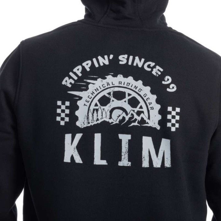 Sweat KLIM RIPPIN' PULLOVER HOODIE Black / High-rise Sweat KLIM RIPPIN' PULLOVER HOODIE Black / High-rise