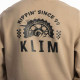 Sweat KLIM RIPPIN' PULLOVER HOODIE Montana Tan / Black