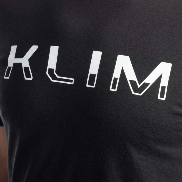 T-shirt Klim PETROL TRI-BLEND Black / White T-shirt Klim PETROL TRI-BLEND Black / White