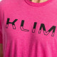 Tee-shirt Klim PETROL TRI-BLEND Fuchsia Frost / Black