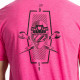 Tee-shirt Klim PETROL TRI-BLEND Fuchsia Frost / Black