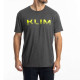 Tee-shirt Klim PETROL TRI-BLEND Heathered Charcoal / Hi-Vis