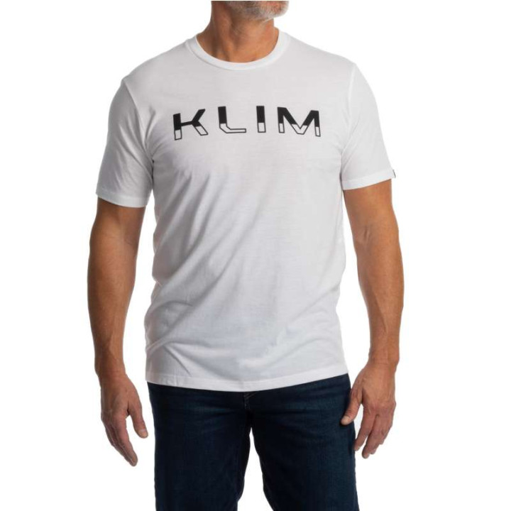 Tee-shirt Klim PETROL TRI-BLEND White / Black Tee-shirt Klim PETROL TRI-BLEND White / Black
