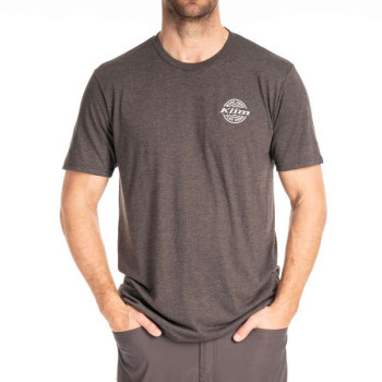Tee-shirt Klim LIVE TO RIDE TRI-BLEND Heathered Charcoal / White