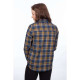 Chemise femme KLIM SUNLIGHT TRAIL MIDWEIGHT FLANNEL Dress Blues / Mock Orange