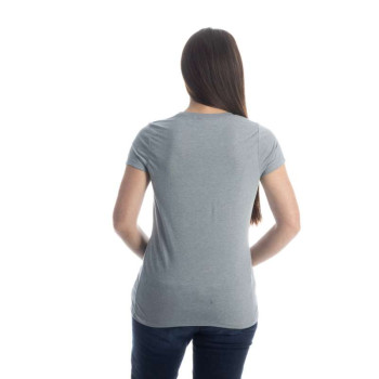 Tee-shirt femme Klim KUTE CORP SS T Heathered Gray / Desert Flower