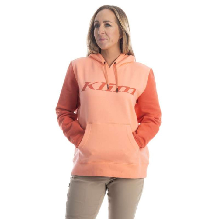 Sweat femme Klim PULLOVER HOODIE Desert Flower / Chili