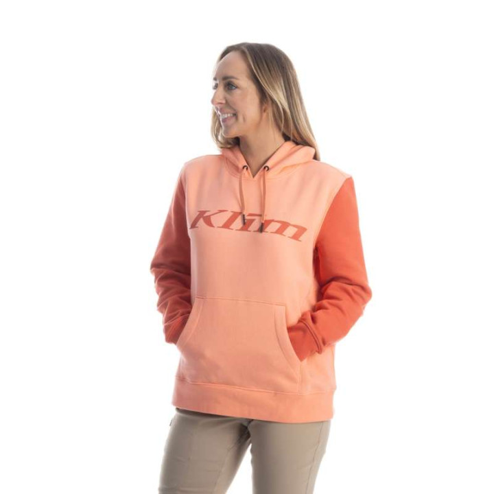 Sweat femme Klim PULLOVER HOODIE Desert Flower / Chili