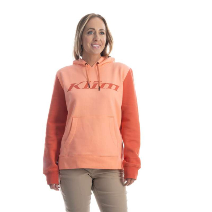Sweat femme Klim PULLOVER HOODIE Desert Flower / Chili