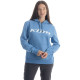 Sweat femme Klim PULLOVER HOODIE Cyaneus / White