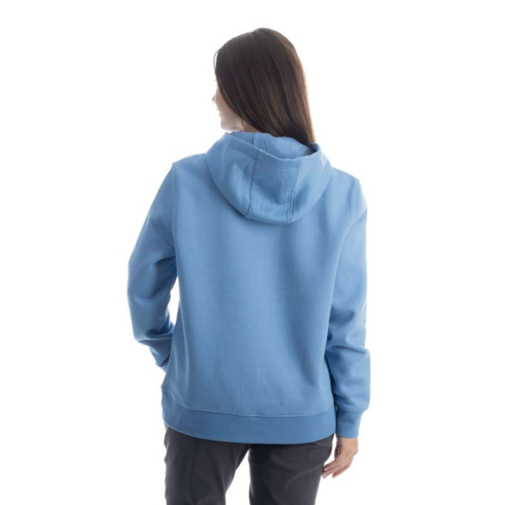Sweat femme Klim PULLOVER HOODIE Cyaneus / White