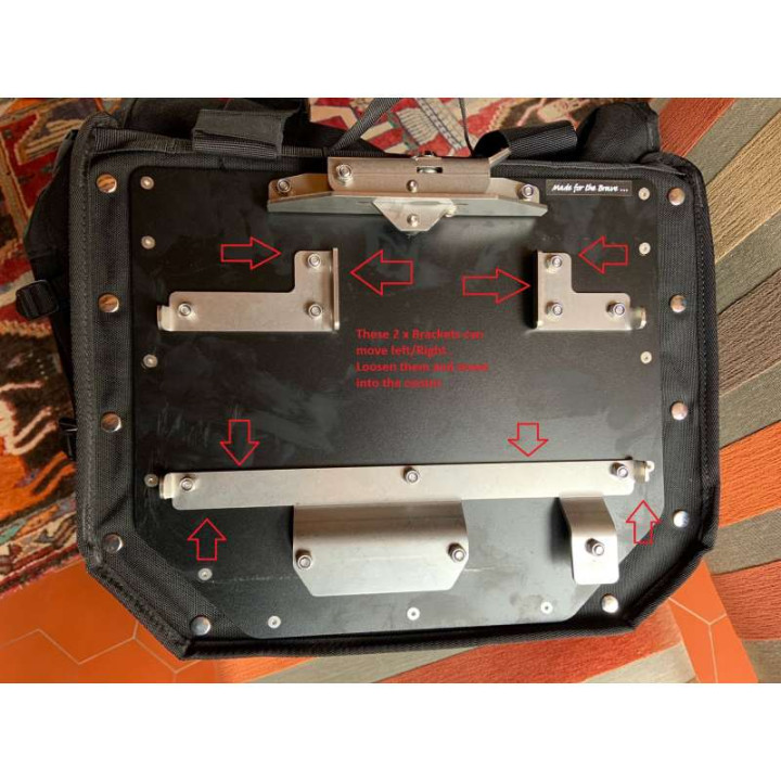 Sacoches latérales BUMOT Xtremada Suzuki DL800 V-STROM DE (supports inclus)