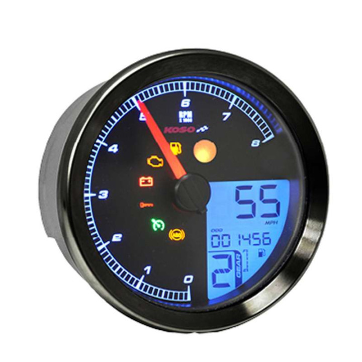 Compteur de vitesse KOSO HD-01 (BA051220) HD XL 883/1200 (2014+) Softail (2011+) Dyna (2012+)