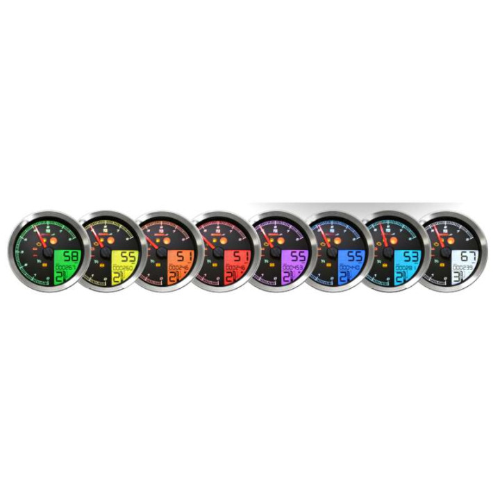 Compteur de vitesse KOSO HD-01 (BA051220) HD XL 883/1200 (2014+) Softail (2011+) Dyna (2012+)