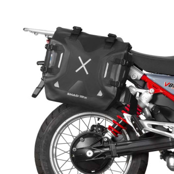 Kit sacoches Shad TERRA TR30 2x30 litres + supports 3P (M0VT84IF) MOTO GUZZI V85 TT 24-