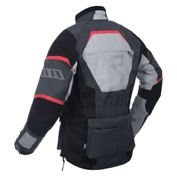 Rukka RIMO-R GREY/RED motorcycle jacket