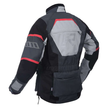 Veste moto Rukka RIMO-R GRIS/ROUGE Veste moto Rukka RIMO-R GRIS/ROUGE