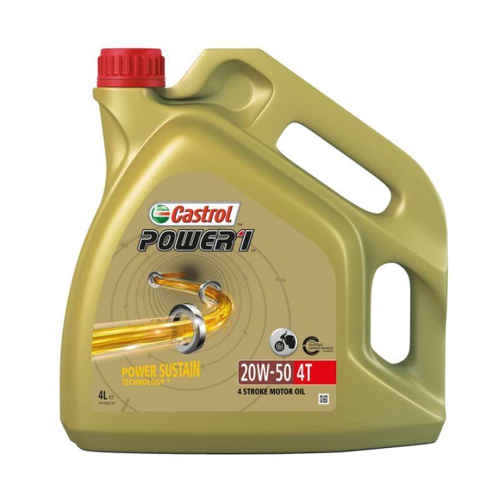 Huile moteur Castrol POWER 1 4T 20W50 4 litres