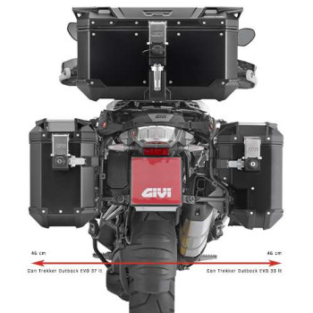 Support valises Givi MONOKEY CAM-SIDE (PLOS5108CAM) BMW R1200/1250GS