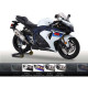 Silencieux homologué Yoshimura R-77J Titane Bleu GSX-R1000 / 750 09-11