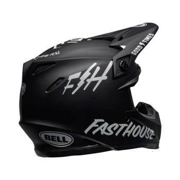 Casque moto cross Bell MOTO-9 MIPS FASTHOUSE Gloss White/ Black