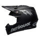Motorcycle helmet Bell MOTO-9 MIPS FASTHOUSE Gloss White/ Black