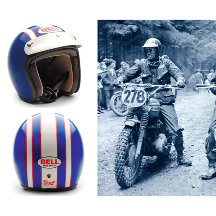 Casque moto Jet Bell RT REPLICA 6 DAYS - Série limitée