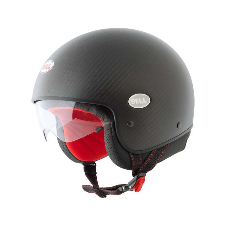Casque moto Jet Bell SHORTY CARBONE