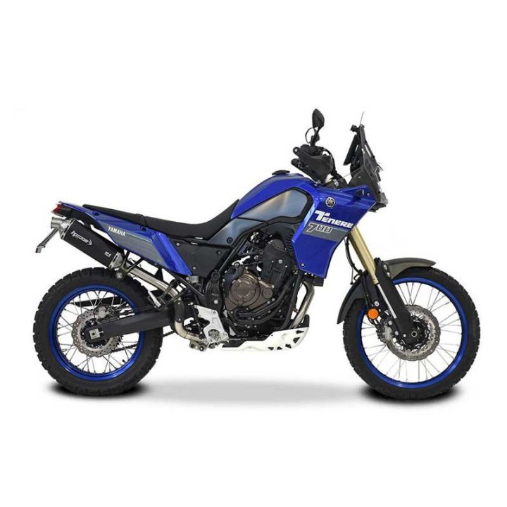 Silencieux haut court titane noir SP2 HP CORSE - Normes Euro4 et Euro5 - YAMAHA 700 TENERE 2025-