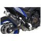 Silencieux bas titane noir SP2 HP CORSE - Normes Euro4 et Euro5 - YAMAHA 700 TENERE 2025-